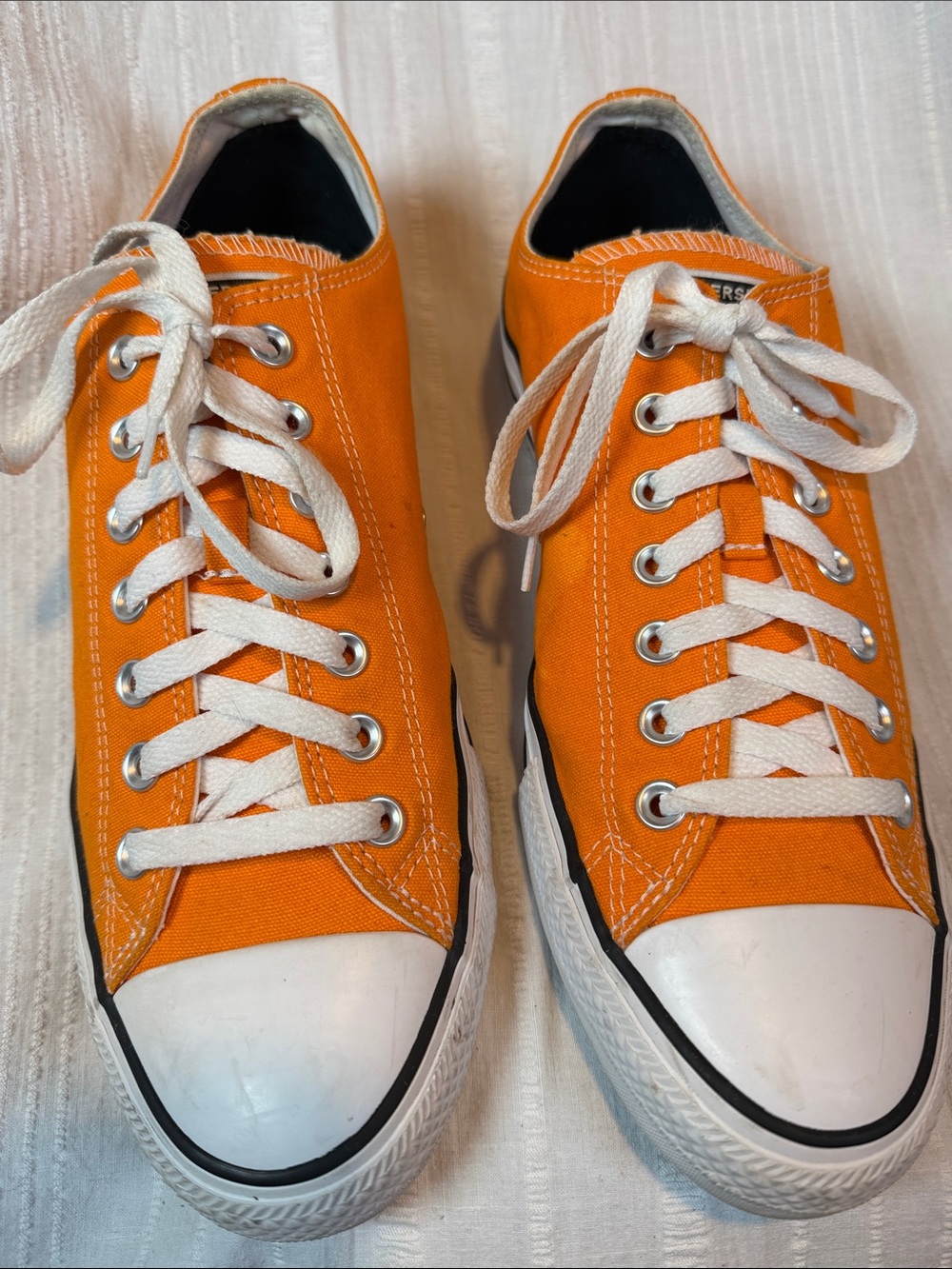 Converse Chuck Taylor All Star OX Pumpkin Orange Low-Top Canvas Sneakers Unisex
